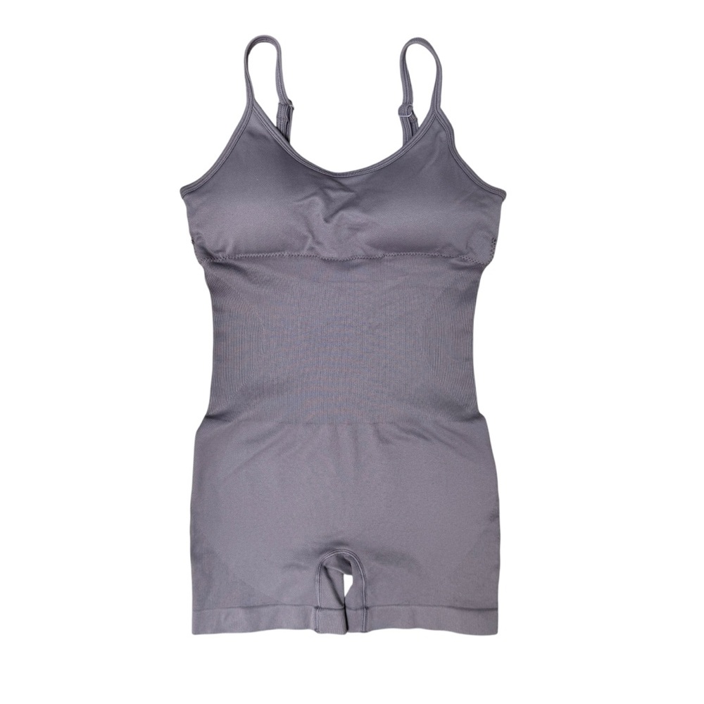 Dove Gray Small Athletic QQQ Romper